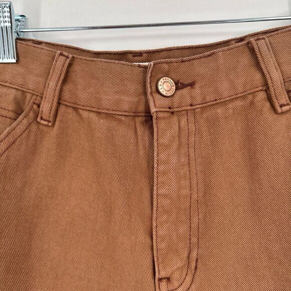 PACSun Cut Off Cargo Hi Rise Workwear Brown Shorts Size 27 Size 4 Utility - Picture 9 of 10